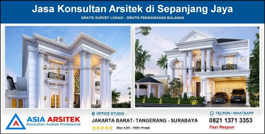 Jasa Konsultan Arsitek di Sepanjang Jaya