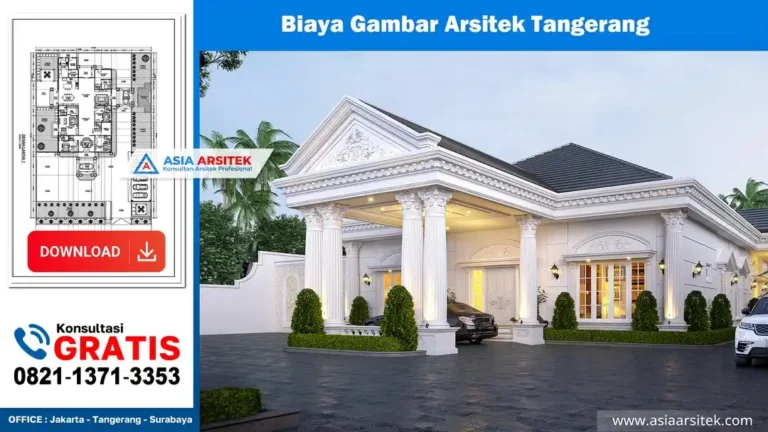 Biaya Gambar Arsitek Tangerang