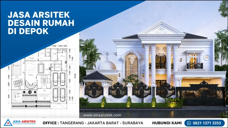 Jasa Arsitek Desain Rumah 2 Lantai di Depok