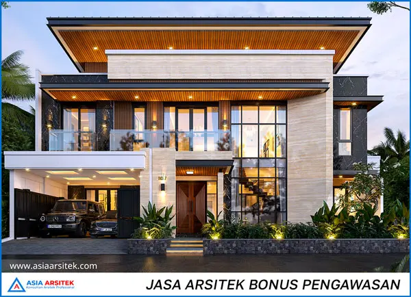 Jasa Arsitek Desain Rumah 2 Lantai di Depok minimalis