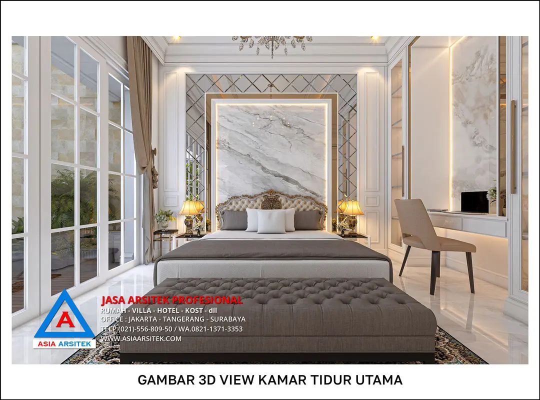Jasa Arsitek Desain Rumah 2 Lantai di Depok Desain Interior Kamar Tidur