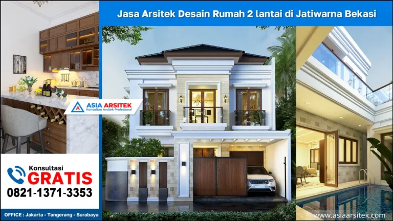Jasa Arsitek Desain Rumah 2 lantai di Jatiwarna Bekasi