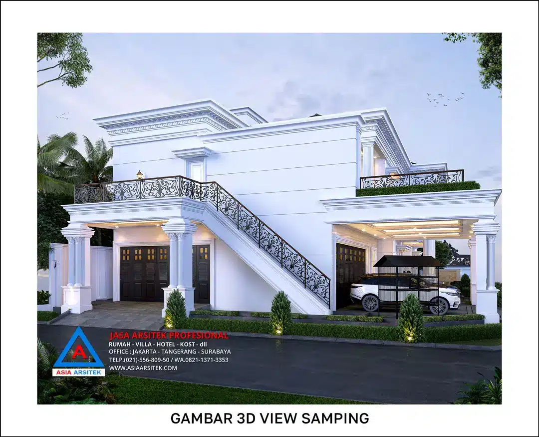 Jasa Arsitek Desain Rumah 2 Lantai di Limo Depok kiri
