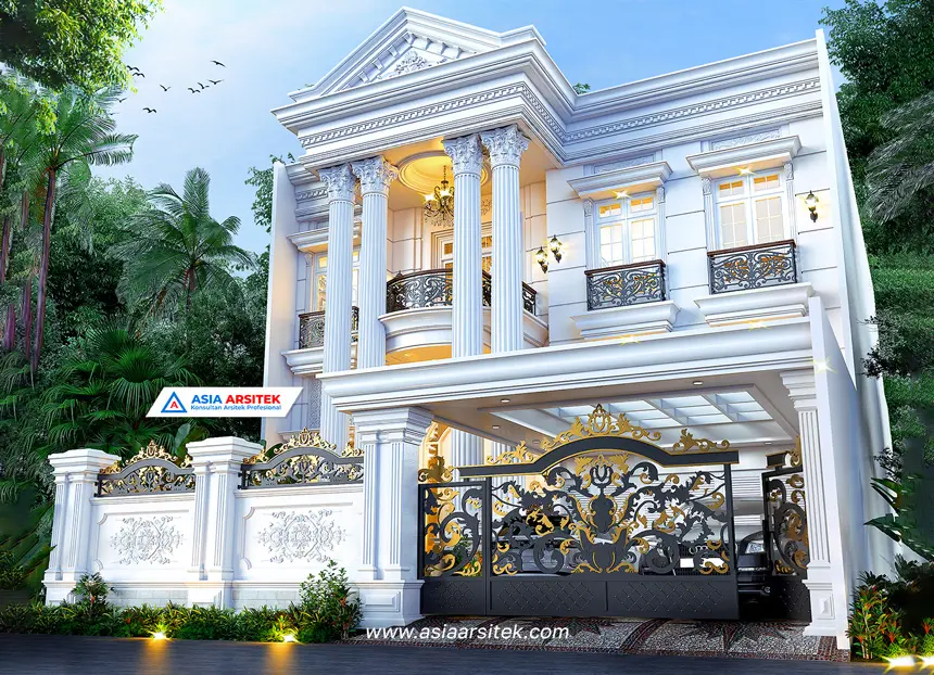 Portofolio Desain Rumah Mewah 2 Lantai di Jakarta Timur