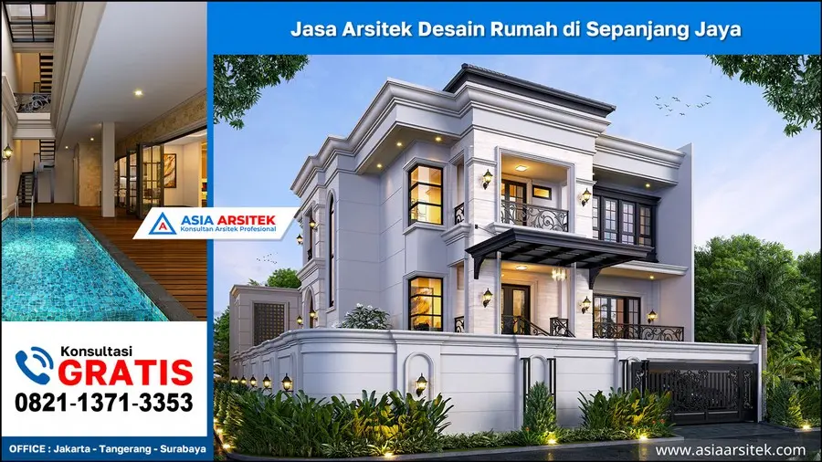 Jasa Arsitek Desain Rumah di Sepanjang Jaya