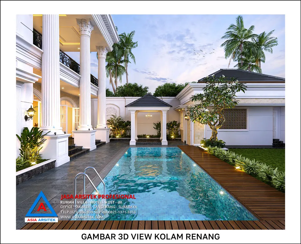 Jasa Desain Interior Depok arsitek depok kolam renang