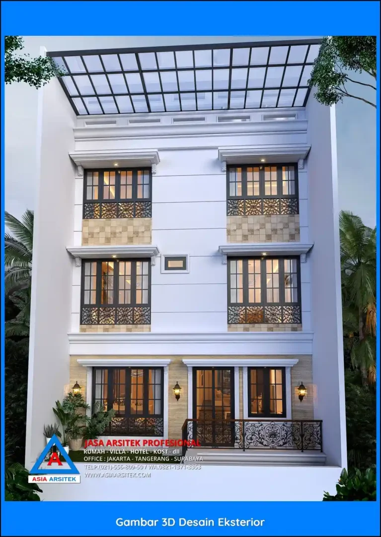 Jasa Desain Rumah 4 Lantai di Bintara Jaya Bekasi, jasa desain rumah gratis, jasa arsitek rumah, jasa gambar rumah, jasa desain bekasi

