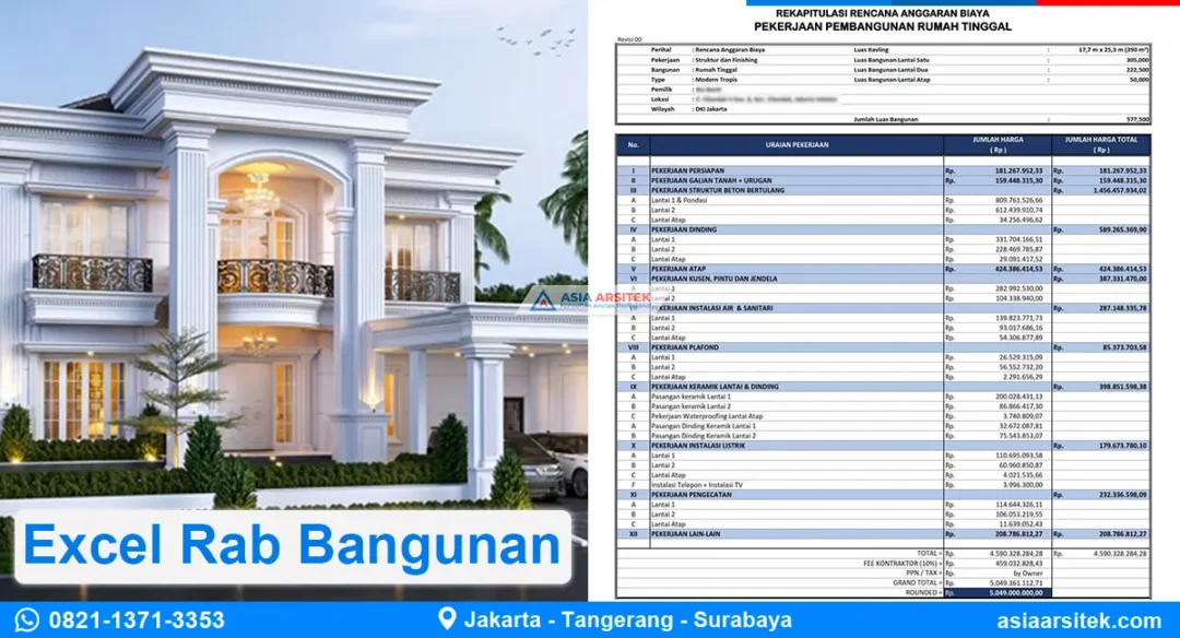 Excel Rab Bangunan