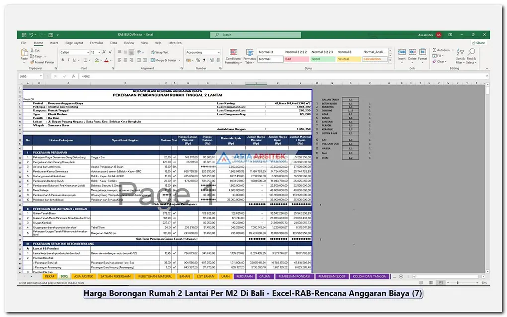 Harga Borongan Rumah 2 Lantai Per M2 Di Bali