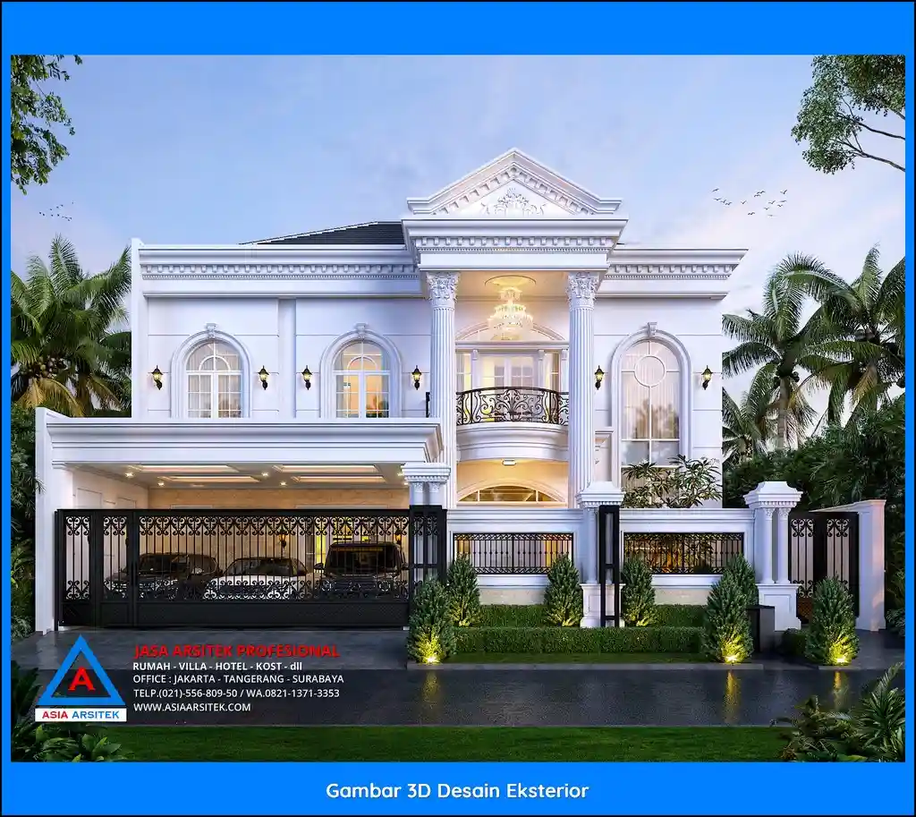 Jasa Desain Rumah 2 Lantai di Jaticempaka Bekasi