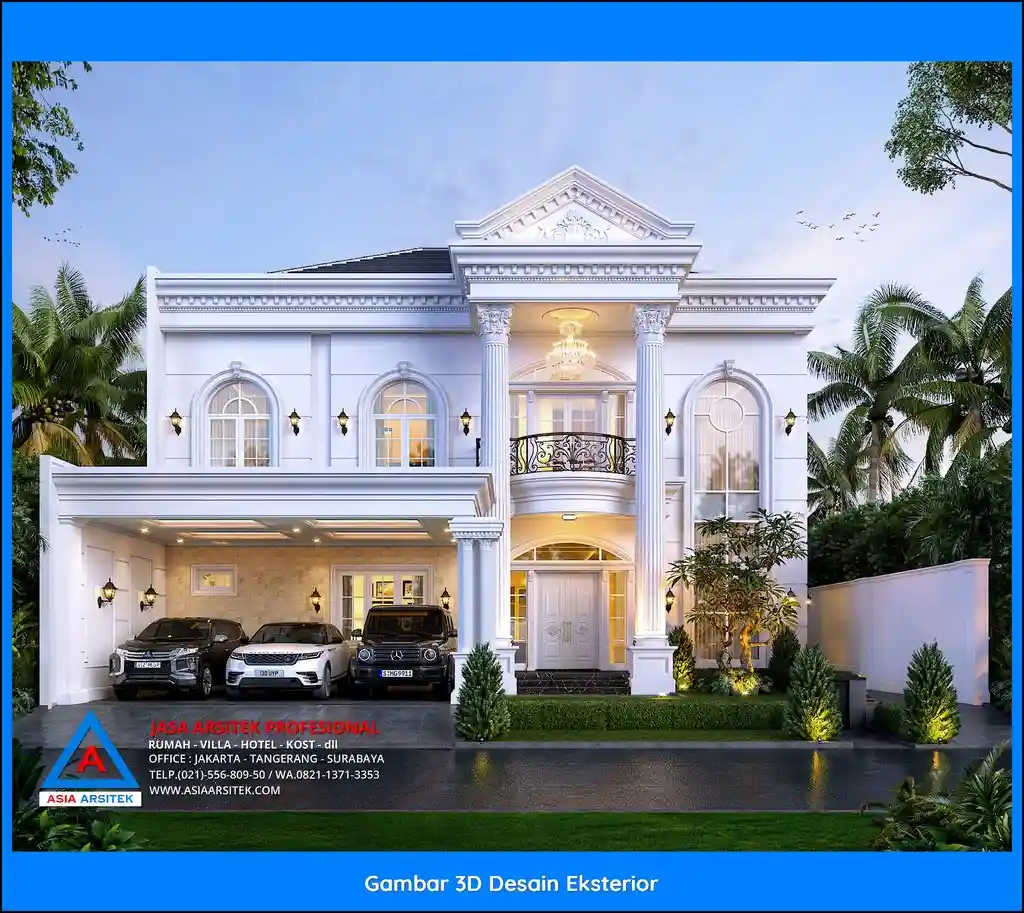 Jasa Desain Rumah 2 Lantai di Jaticempaka Bekasi