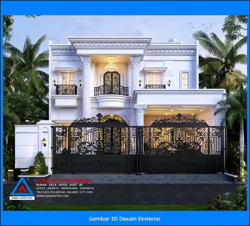 Jasa Desain Rumah 2 Lantai di Jakasetia Bekasi,