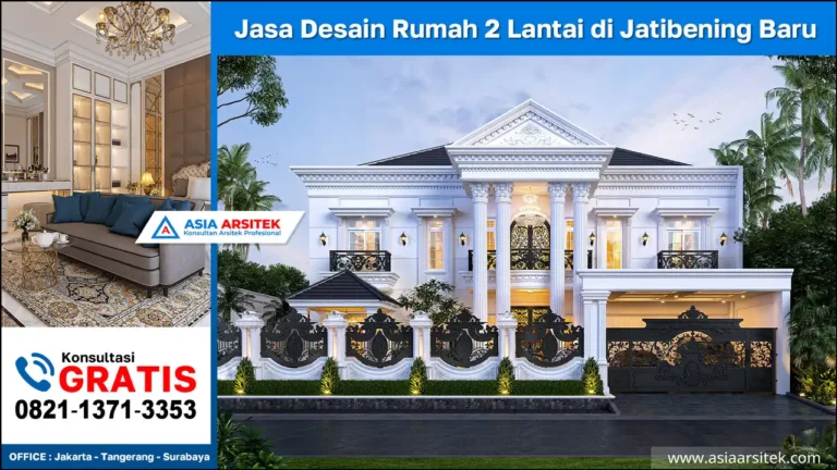Jasa Desain Rumah 2 Lantai di Jatibening Baru Bekasi