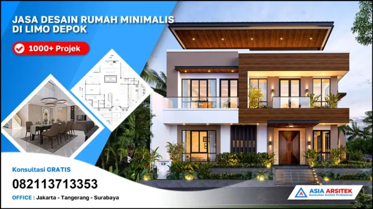 Jasa Desain Rumah Minimalis 2 Lantai di Limo Depok