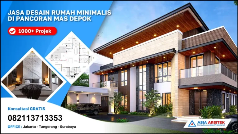 Jasa Desain Rumah Minimalis 2 Lantai di Pancoran Mas Depok