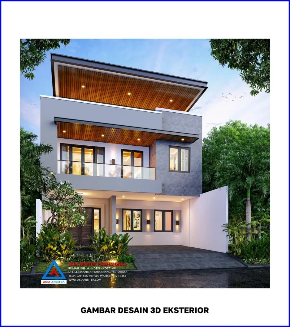 Jasa Desain Rumah Minimalis 3 Lantai di Sukmajaya Depok