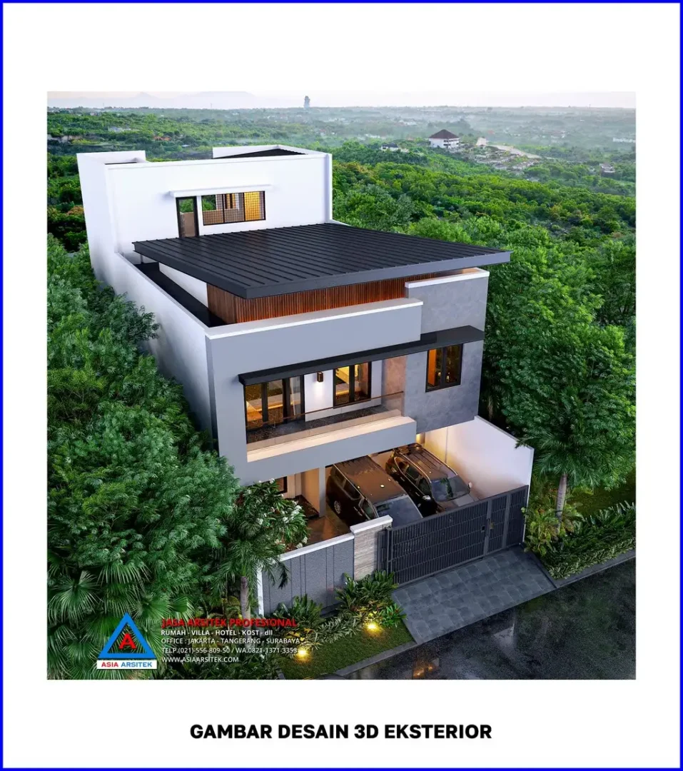 Jasa Desain Rumah Minimalis 3 Lantai di Sukmajaya Depok