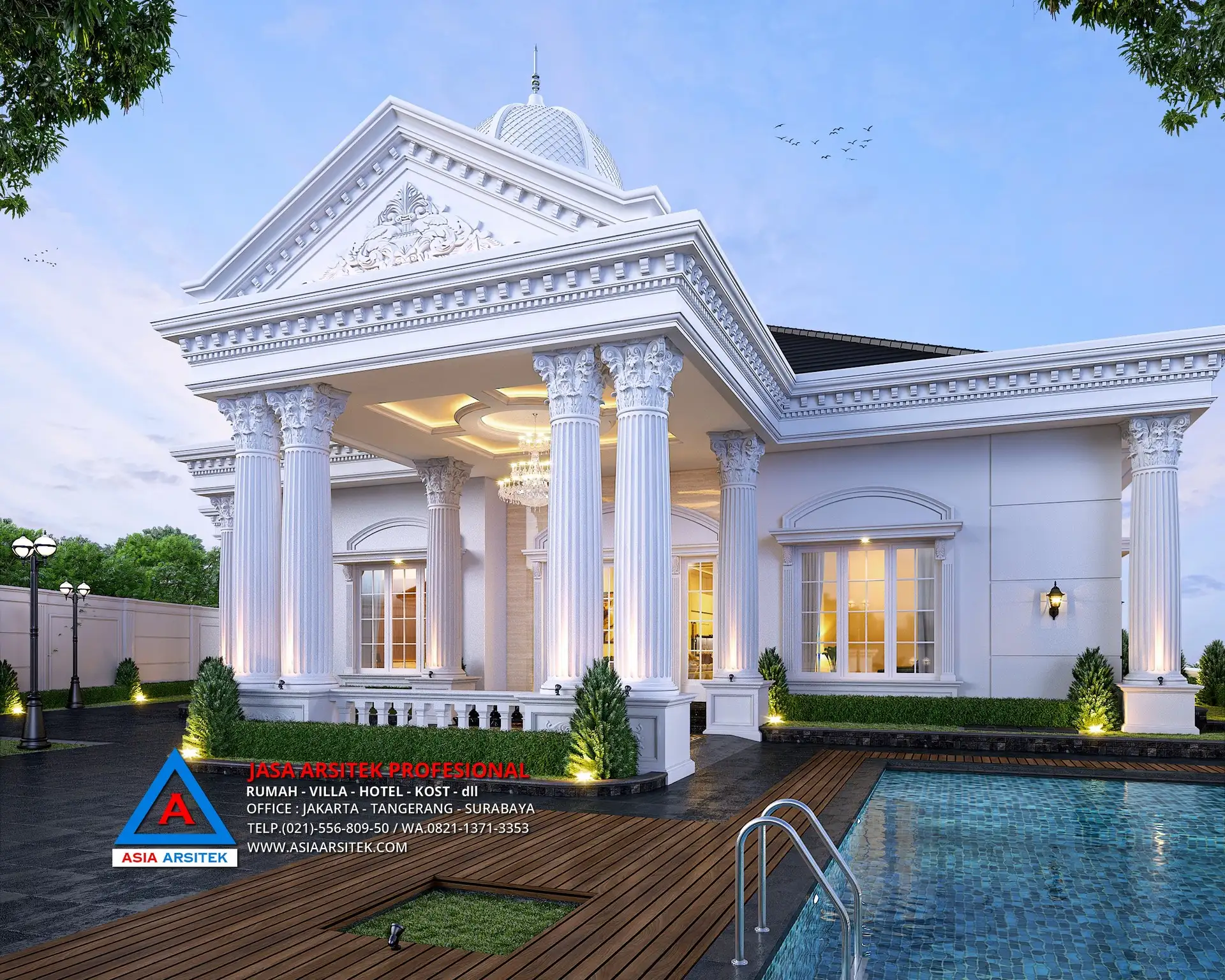 fasad Jasa Arsitek Desain Rumah Klasik di Babakan Madang Bogor, jasa desain rumah bogor, jasa arsitek bogor, jasa desain interior bogor, jasa arsitek rumah bogor, arsitek di bogor, desain rumah bogor, jasa desain rumah di bogor, jasa interior rumah bogor