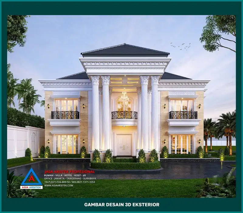 tampak depan oleh Jasa Desain Arsitek Depok, jasa arsitek rumah depok, jasa desain rumah depok, jasa gambar rumah depok