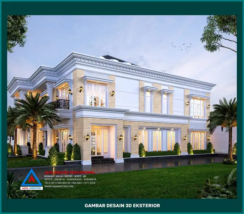 tampak belakang oleh Jasa Desain Arsitek Depok, jasa arsitek rumah depok, jasa desain rumah depok, jasa gambar rumah depok