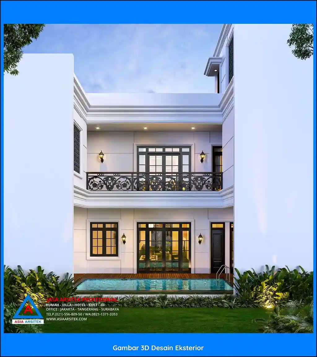 Jasa Desain Rumah 2 Lantai di Jatiraden Bekasi
