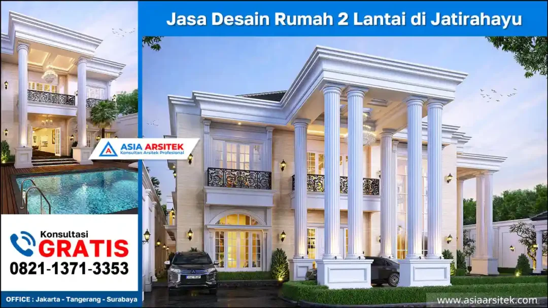 Jasa Desain Rumah 2 Lantai di Jatirahayu Bekasi