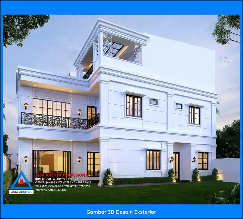 Jasa Desain Rumah 3 Lantai di Jatirasa Bekasi