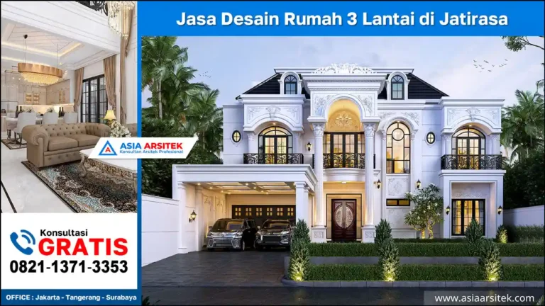 Jasa Desain Rumah 3 Lantai di Jatirasa Bekasi