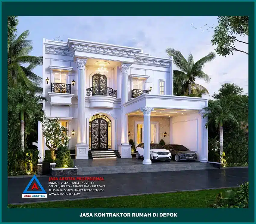 fasad Jasa Kontraktor Rumah di Depok, kontraktor rumah, jasa kontraktor, jasa kontraktor rumah, kontraktor bangun rumah, kontraktor rumah mewah, kontraktor bangunan, jasa kontraktor bangunan