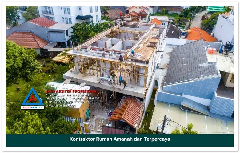 tampak atas bangunan Kontraktor Rumah Amanah dan Terpercaya di Depok, kontraktor rumah, jasa kontraktor, jasa kontraktor rumah, kontraktor bangun rumah, kontraktor rumah mewah, kontraktor bangunan, jasa kontraktor bangunan