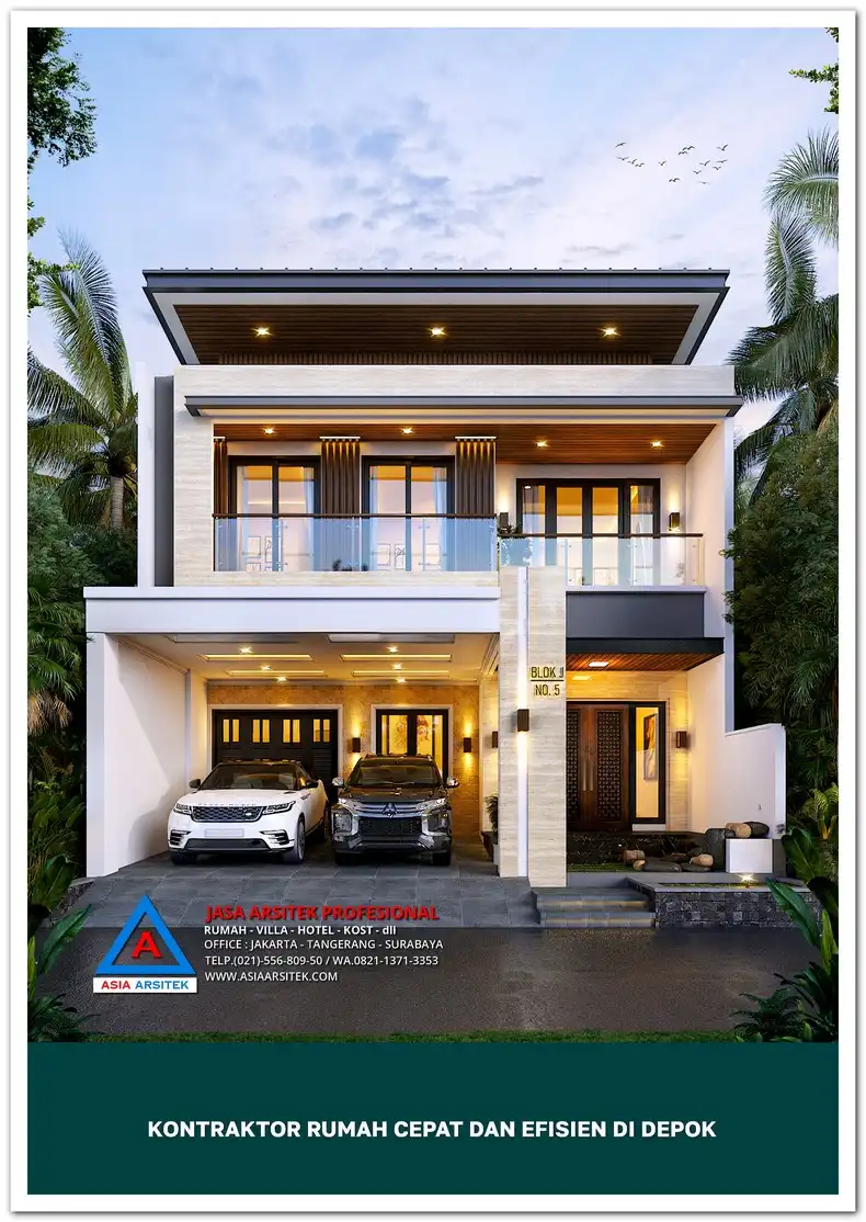 fasad Kontraktor Rumah Cepat dan Efisien di Depok, kontraktor rumah, jasa kontraktor, jasa kontraktor rumah, kontraktor bangun rumah, kontraktor rumah mewah, kontraktor bangunan, jasa kontraktor bangunan