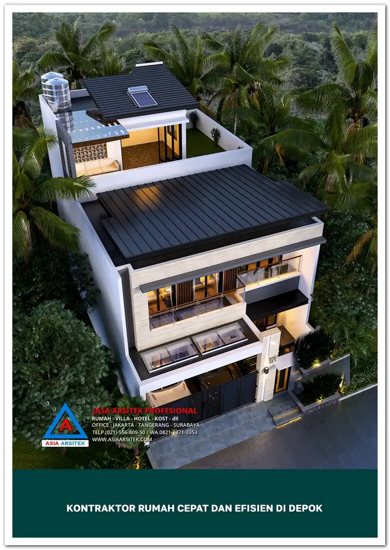 tampak atas Kontraktor Rumah Cepat dan Efisien di Depok, kontraktor rumah, jasa kontraktor, jasa kontraktor rumah, kontraktor bangun rumah, kontraktor rumah mewah, kontraktor bangunan, jasa kontraktor bangunan