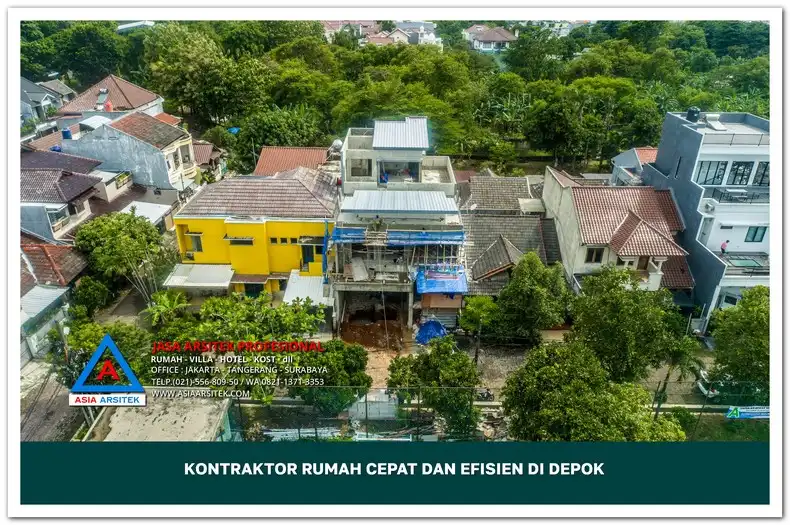 view atas Kontraktor Rumah Cepat dan Efisien di Depok, kontraktor rumah, jasa kontraktor, jasa kontraktor rumah, kontraktor bangun rumah, kontraktor rumah mewah, kontraktor bangunan, jasa kontraktor bangunan