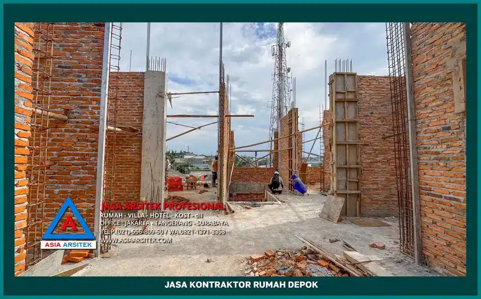 pemasangan bata bangunan Kontraktor Rumah Depok, kontraktor rumah, jasa kontraktor, jasa kontraktor rumah, kontraktor bangun rumah, kontraktor rumah mewah, kontraktor bangunan, jasa kontraktor bangunan