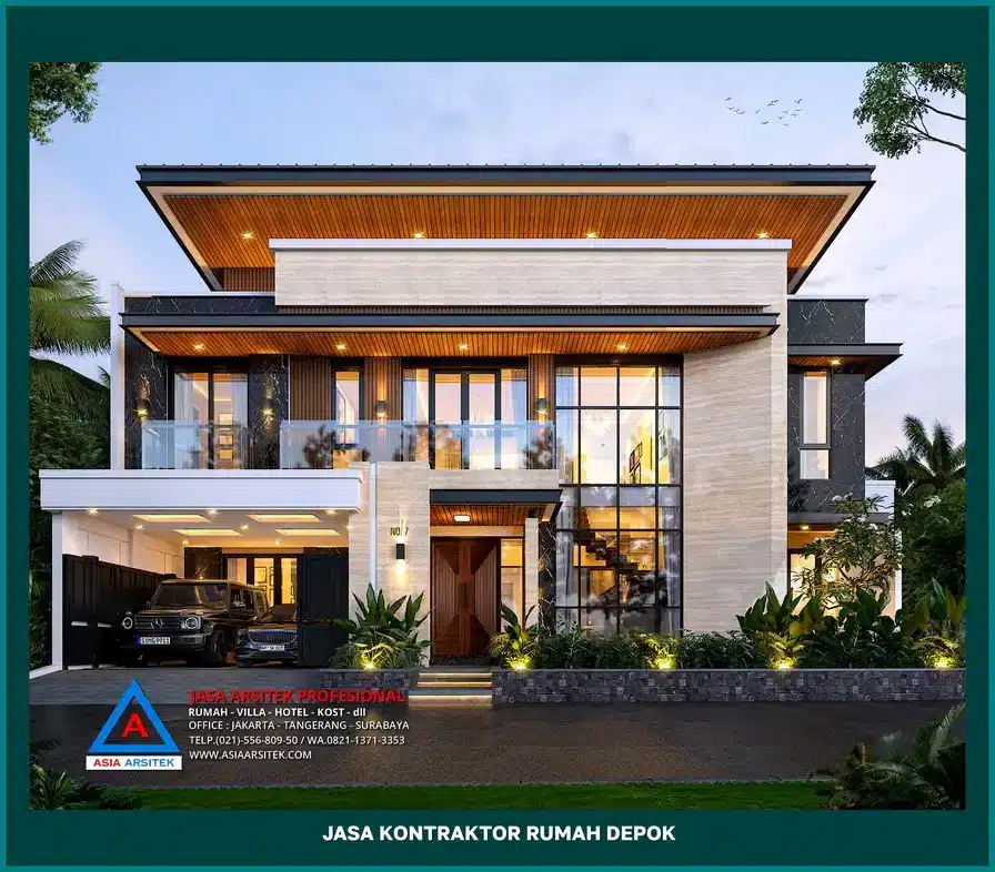 tampak depan Kontraktor Rumah Modern Depok, kontraktor rumah, jasa kontraktor, jasa kontraktor rumah, kontraktor bangun rumah, kontraktor rumah mewah, kontraktor bangunan, jasa kontraktor bangunan