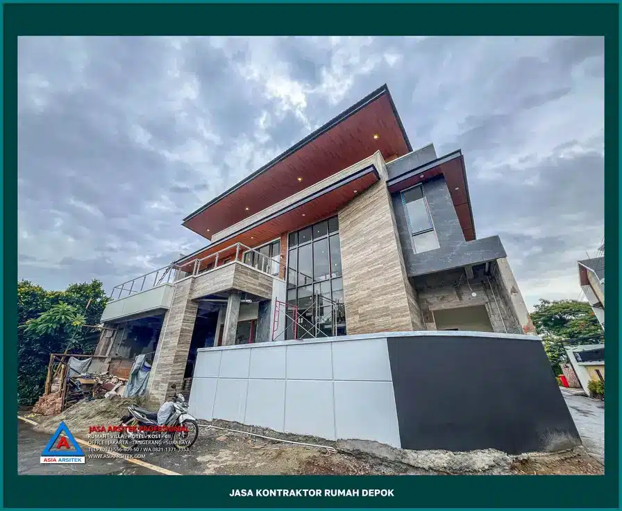 fasad rumah Kontraktor Rumah Modern Depok, kontraktor rumah, jasa kontraktor, jasa kontraktor rumah, kontraktor bangun rumah, kontraktor rumah mewah, kontraktor bangunan, jasa kontraktor bangunan