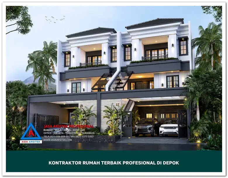 fasad Kontraktor Rumah Terbaik Profesional di Depok, kontraktor rumah, jasa kontraktor, jasa kontraktor rumah, kontraktor bangun rumah, kontraktor rumah mewah, kontraktor bangunan, jasa kontraktor bangunan
