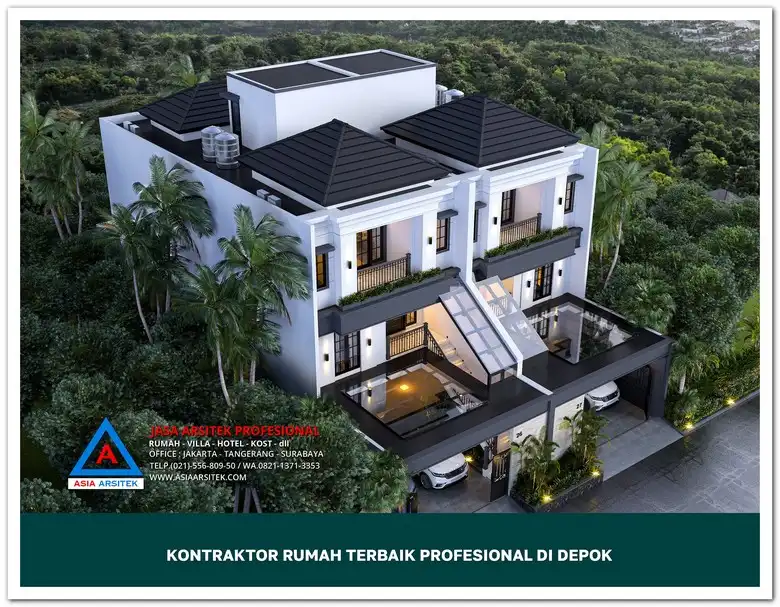 tampak atas Kontraktor Rumah Terbaik Profesional di Depok, kontraktor rumah, jasa kontraktor, jasa kontraktor rumah, kontraktor bangun rumah, kontraktor rumah mewah, kontraktor bangunan, jasa kontraktor bangunan