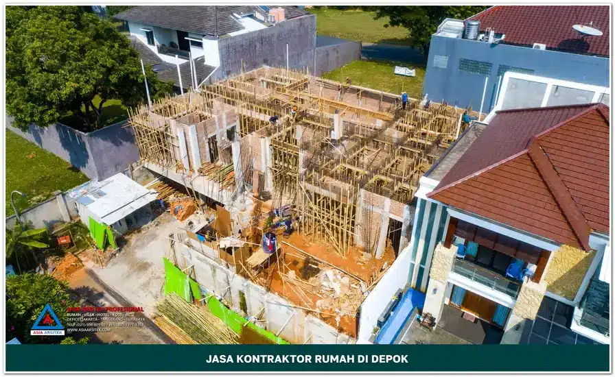 tampak atas bangunan Kontraktor Rumah Terbaik di Depok, kontraktor rumah, jasa kontraktor, jasa kontraktor rumah, kontraktor bangun rumah, kontraktor rumah mewah, kontraktor bangunan, jasa kontraktor bangunan