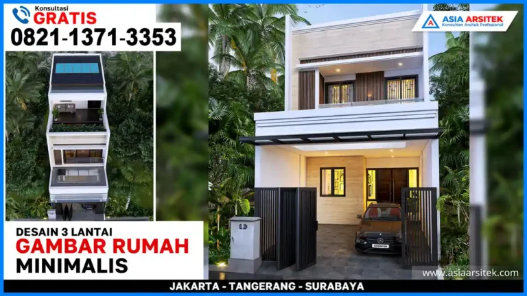 dengan konsep modern, fungsional, dan estetik. Inspirasi rumah vertikal untuk memaksimalkan lahan terbatas dengan gaya minimalis elegan.