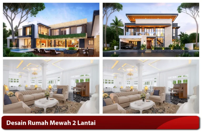 Desain Rumah Mewah 2 Lantai
