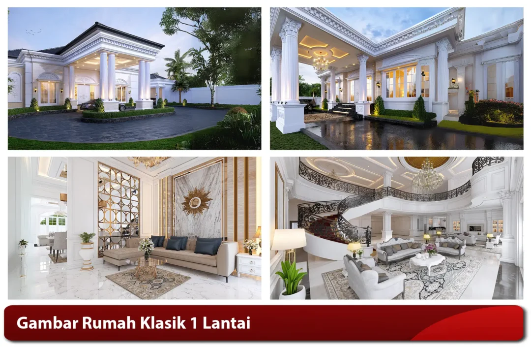 Gambar Rumah Klasik 1 Lantai
