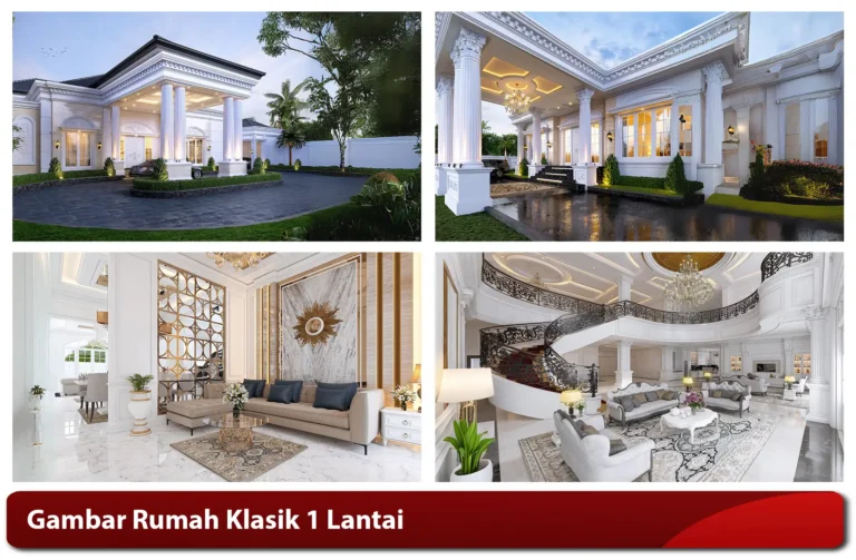 Gambar Rumah Klasik 1 Lantai