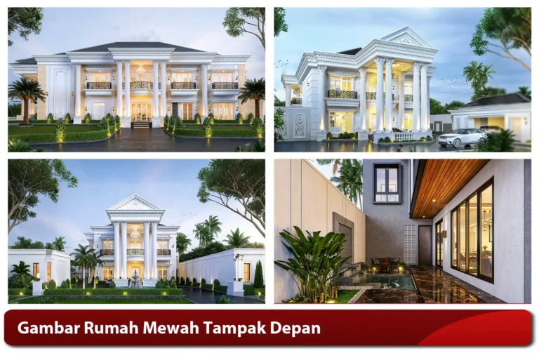 Gambar Rumah Mewah Tampak Depan
