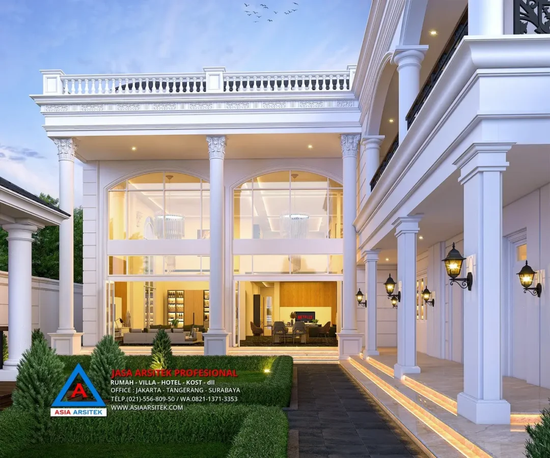 backyard Jasa Arsitek Desain Rumah Mewah Klasik 2 Lantai di Jambi, jasa arsitek jambi, arsitek jambi, jasa arsitek rumah di jambi, jasa desain rumah di jambi,