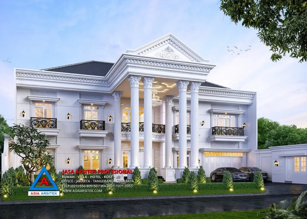 view pilar Jasa Arsitek Desain Rumah Mewah Klasik di Rokan Hulu Riau, jasa arsitek riau, arsitek rumah pekanbaru