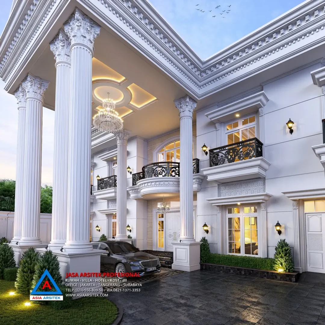 view drop off Jasa Arsitek Desain Rumah Mewah Klasik di Rokan Hulu Riau, jasa arsitek riau, arsitek rumah pekanbaru