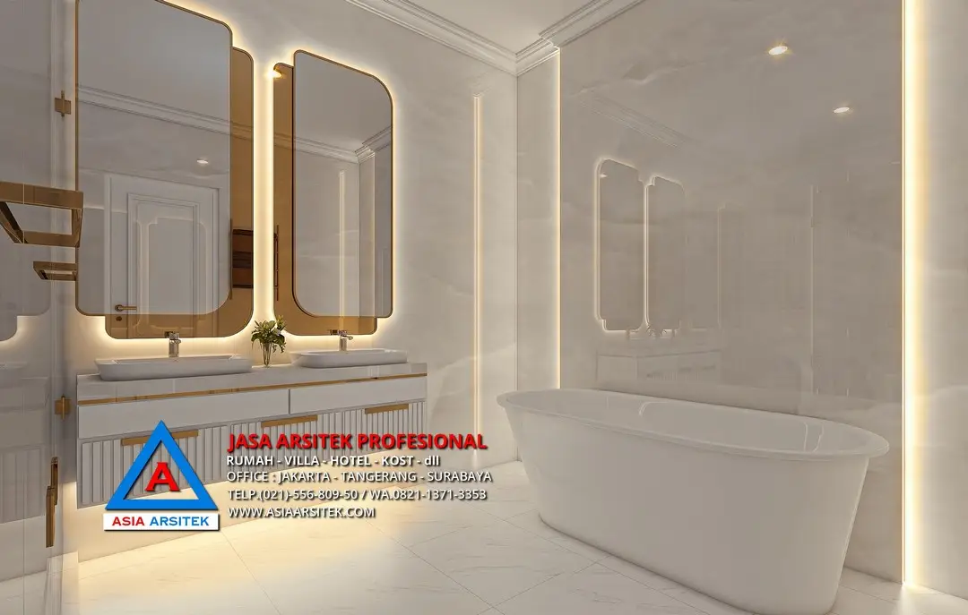 kamar mandi Jasa Arsitek Desain Rumah Mewah Klasik di Rokan Hulu Riau, jasa arsitek riau, arsitek rumah pekanbaru