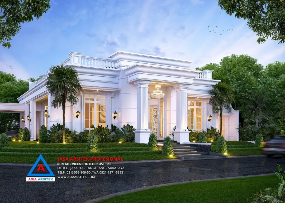 view hook Jasa Arsitek Desain Rumah Mewah Klasik di Sawangan Depok, jasa arsitek rumah depok, jasa desain rumah depok, jasa gambar rumah depok