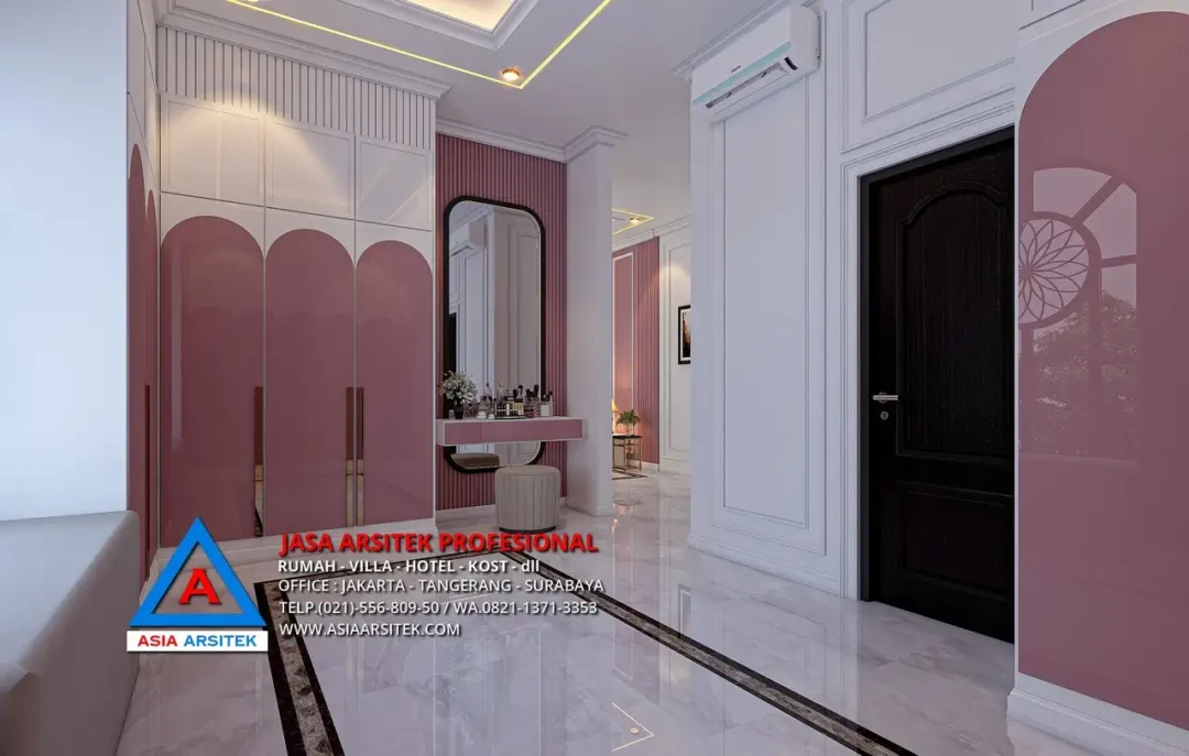 ruang belajar anak Jasa Arsitek Desain Rumah Mewah Mediterania 2 Lantai di Serang